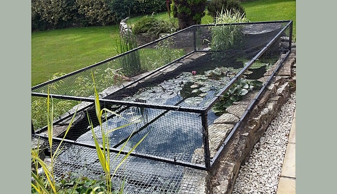 Bespoke Raised Steel Pond Cover, Mr Hoyte - Cornwall