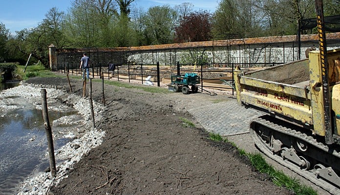 Walled Garden Estate Fencing Construction 1