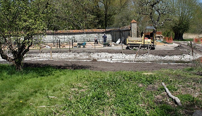 Walled Garden Estate Fencing Construction 2