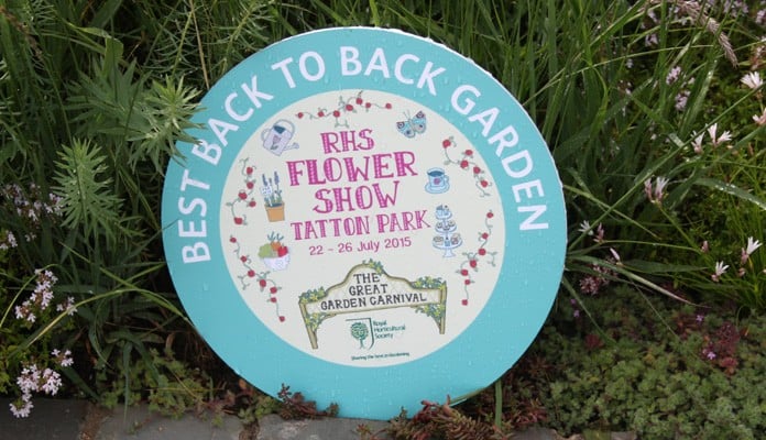 Award for RHS Tatton Show Garden