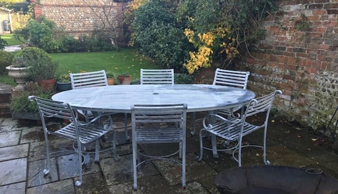 Oval Table and 6 Carver Chairs - Mr Porteous, Hampshire
