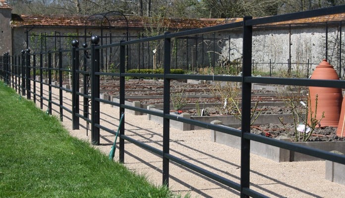 Walled Garden Estate Fencing Complete 6