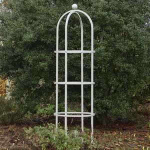Harrod Steel Round Obelisks Silk Grey