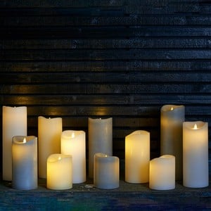 Led Candles With Flickering Flame And Auto Timer
