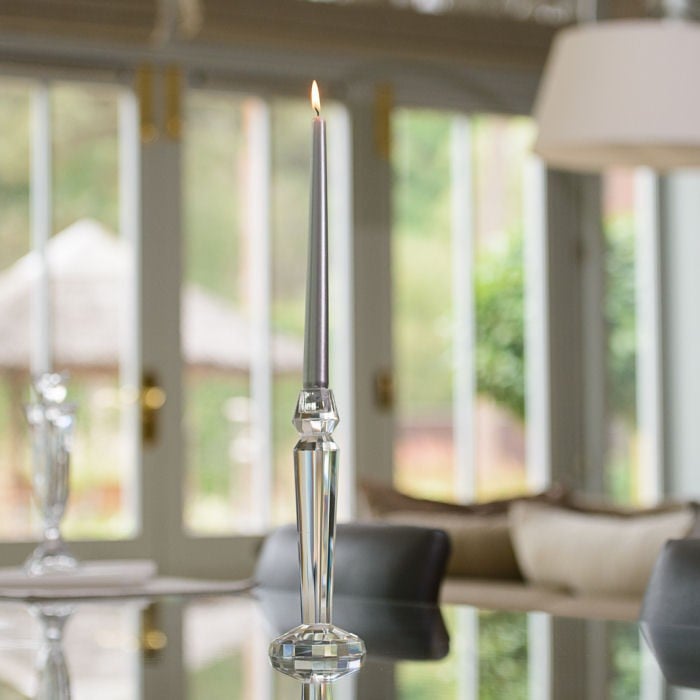 Lead Crystal Candle Holder by Sia Harrod Horticultural