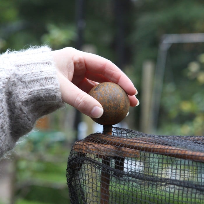 Steel Rods Natural Rust Finish Harrod Horticultural