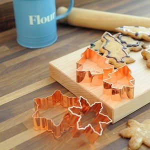 Christmas Copper Plated Cookie Cutters