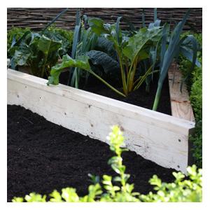 Allotment Corner Wooden Raised Beds