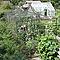 Peak Roof Decorative Steel Fruit Cage