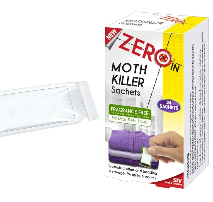 Clothes Moth Killer Sachets (24) Harrod Horticultural