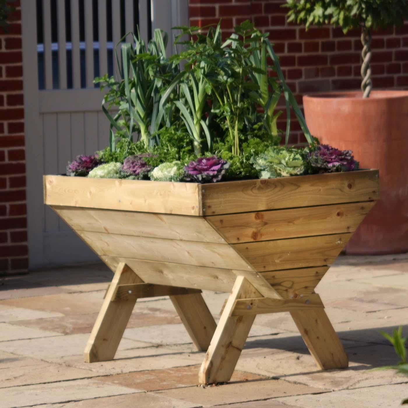 Flower trough planter information