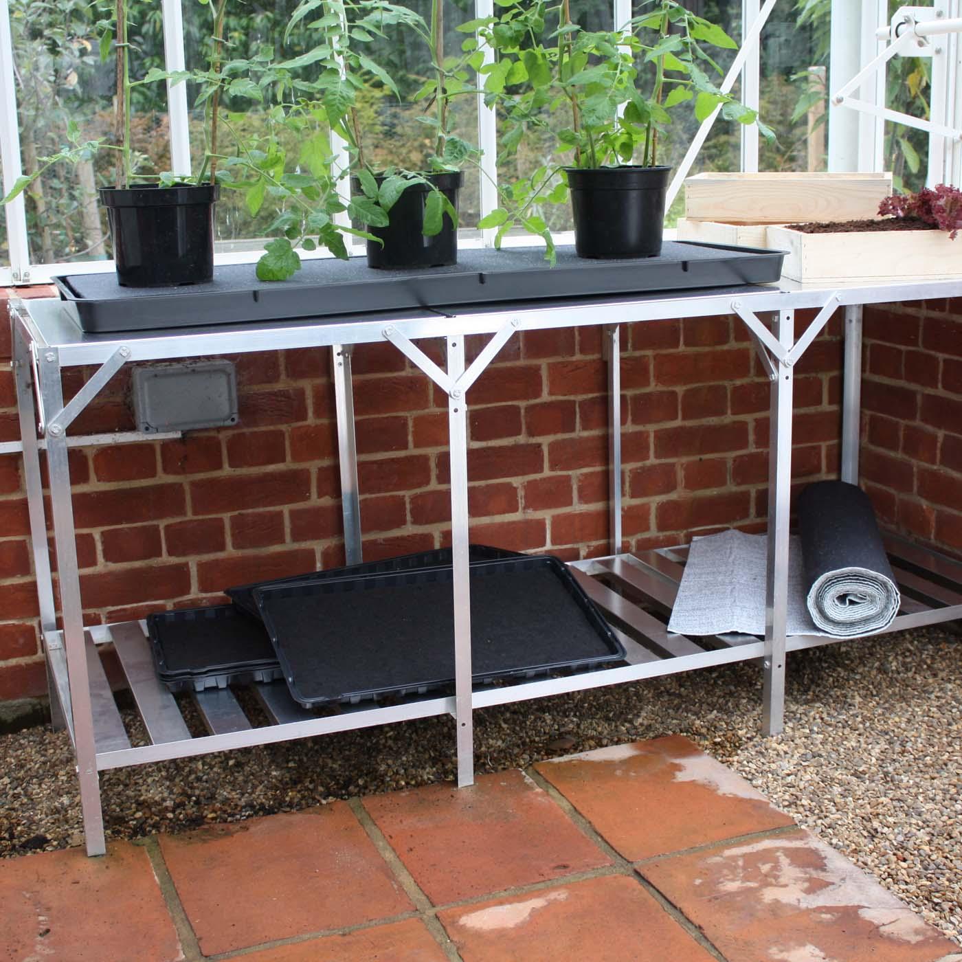 Greenhouse Staging Two Tier Harrod Horticultural (UK)