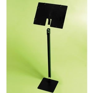 Black A5 Angled Label amp Stand
