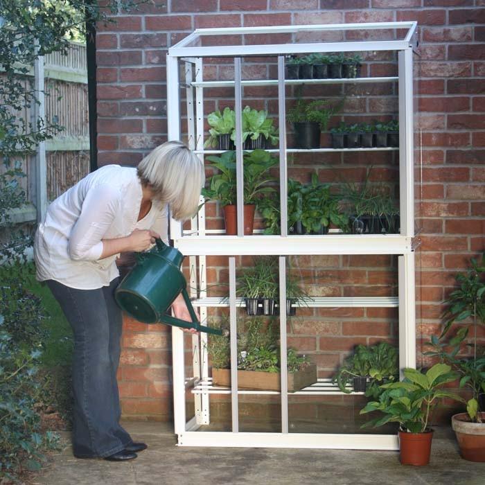 Superior Lean-To Double Mini Greenhouse - Harrod Horticultural (UK)