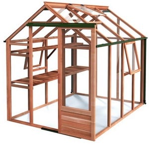 Growhouse Cedar 6ft X 8ft Greenhouse