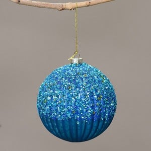 Victoria Glass Bauble By Floral Silk