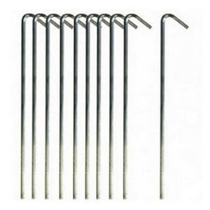 Steel Ground Pegs 10 Pack