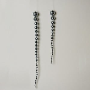 Silver Hanging Pearls Garland By Sia