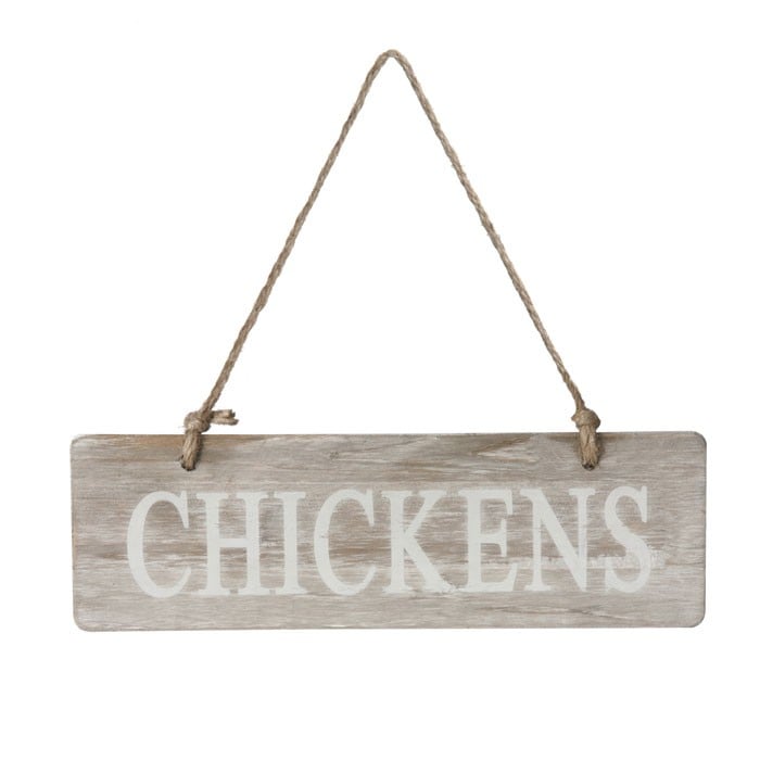Chicken Sign Garden Supplies at Harrod Horticultural