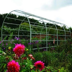 Roman Garden Pergolas In Lichen Green