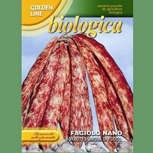 Organic Borlotti Bean Lingua Di Fuoco