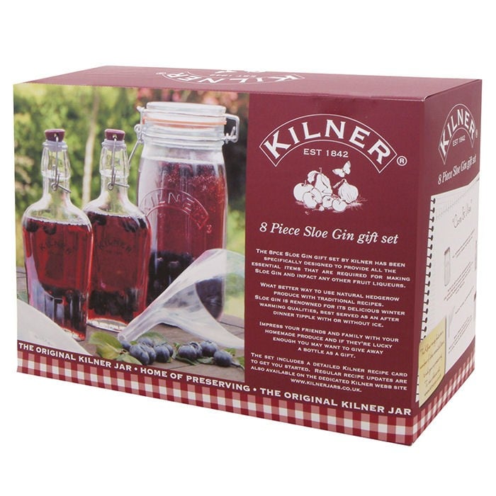 Kilner 8 piece Sloe Gin Set Harrod Horticultural