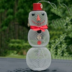 Snow Woman Bird Feeder