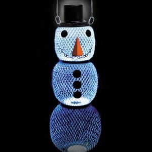 Solar Snowman Bird Feeder