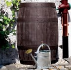Extra Large 500 Litre Brown Oak Effect Water Butt Extra Large 500 Litre Brown Oak Effect Water Butt