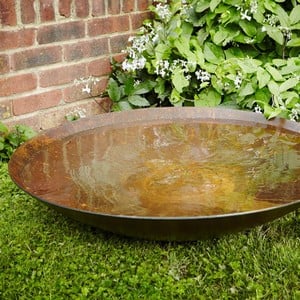 Corten Water Bowl