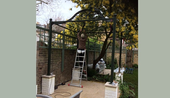 Steel Gazebo Pergola Build 1 Steel Gazebo Pergola Build 1