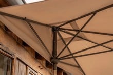 Balcony Parasol in Stone Colour 2.1m x 1.3m