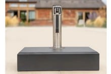 Balcony Parasol in Stone Colour 2.1m x 1.3m