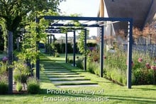 Contemporary Pergola Walkway