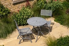 Darsham Bistro Table Set & 2 Chairs (Design A) - Hand Etched