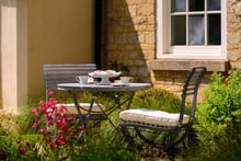 Darsham Bistro Table Set & 2 Chairs (Design A) - Hand Etched Darsham Bistro Table Set & 2 Chairs (Design A) - Hand Etched