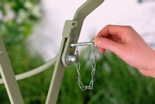 Darsham Bistro Table Set & 2 Chairs (Design A) - Lichen Green