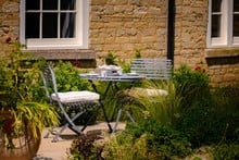 Darsham Bistro Table Set & 2 Chairs (Design B) - Hand Etched