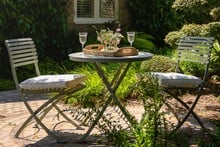 Darsham Bistro Table Set & 2 Chairs (Design B) - Lichen Green
