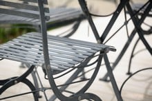 Darsham Dining Table Set & 4 Chairs (Design A) - Hand Etched