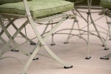 Darsham Dining Table Set & 4 Chairs (Design B) - Lichen Green