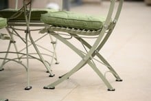 Darsham Dining Table Set & 4 Chairs (Design B) - Lichen Green