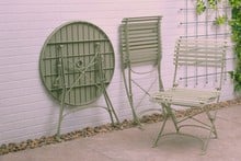 Darsham Folding Bistro Table Lichen Green