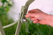 Darsham Folding Bistro Table Lichen Green