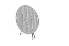 Darsham Folding Round Dining Table Hand Etched