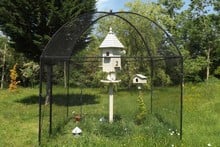 Dome Roof Steel Fruit Cage - Pineapple Finial