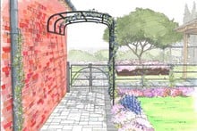 Ellipse Wall Pergola