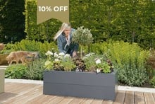 Harrod Superior Metal Raised Beds - Anthracite Grey