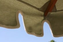 Light Green Castellated Parasols Light Green Castellated Parasols