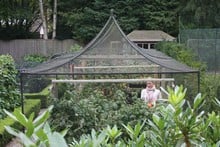 Peak Roof Steel Fruit Cage